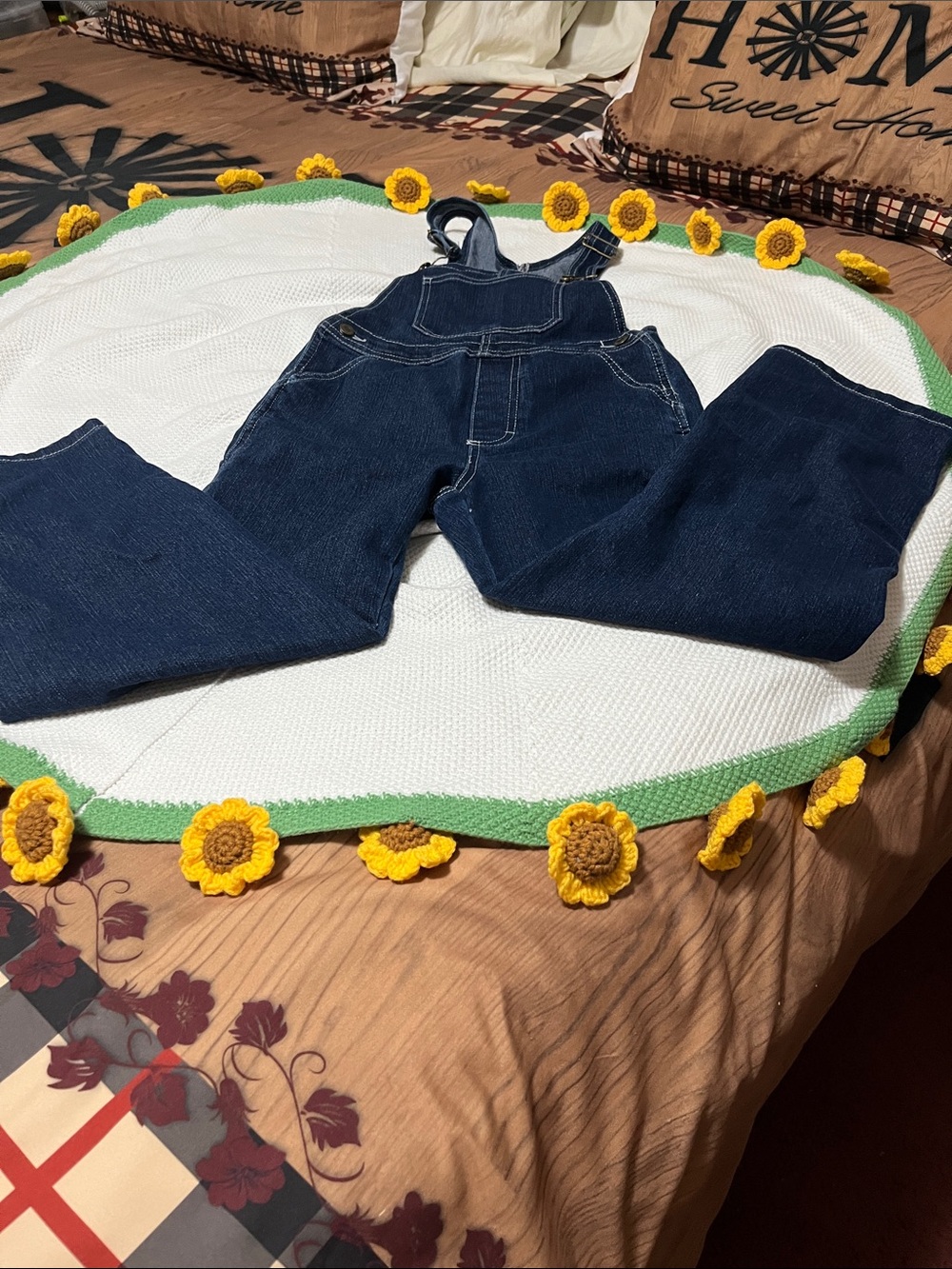 Kids Denim Overalls - Dark Blue